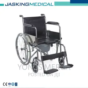 Toilet Wheelchair GLDDFDG Super Light Folding Wheelchair