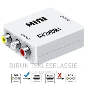 Av (Rca) to Hdmi Converter