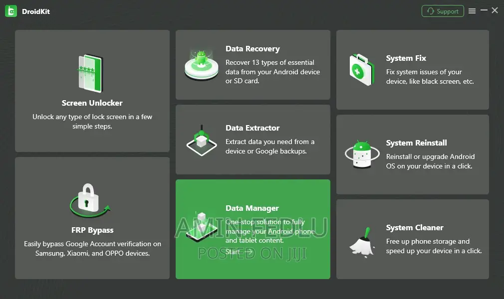 Droidkit Remove Any Screen Locks at Once FRP Bypass