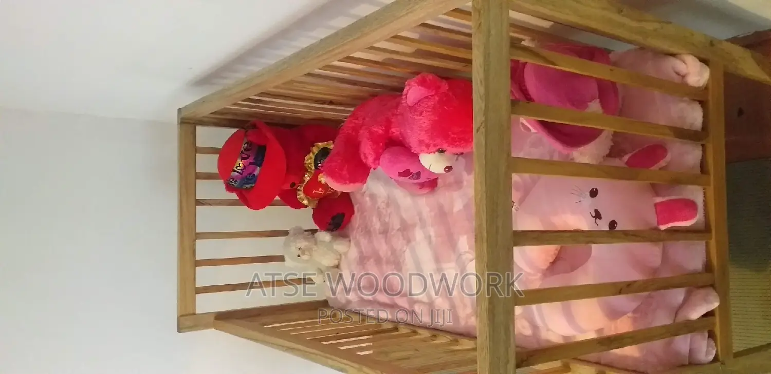BABY CRIB. Length 125cm, Width 65cm, Height 100cm