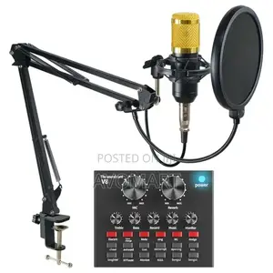 Microphone With Sound Card