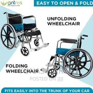 Wheelchair,Transport Chair With Two-Hand Brake 20" Hand Ring