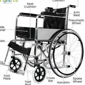 Wheelchair/Wheelchair UPIKIT 24-Inch Fold Travel Wheelchair