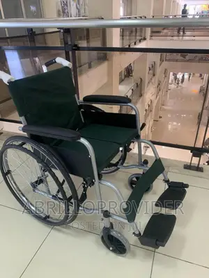 Folding Padded Wheelchair With 26 Inch Quick Release Wheels