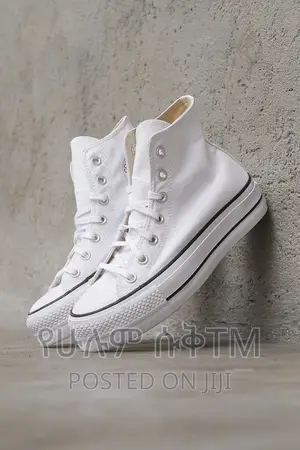 Original Converse All Star Platform’Triple White’ Shoes