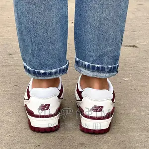 Original New Balance 550 'Burgundy/White' Shoes