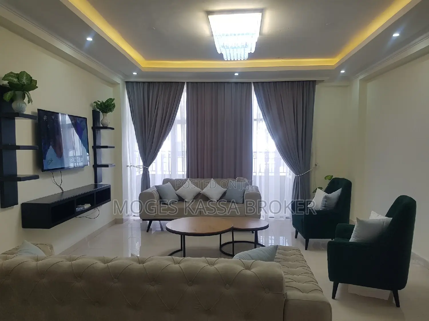 Furnished 3bdrm Apartment in ፊጋ ኖህ ሪል እስቴት የሚከራይ, Yeka for rent