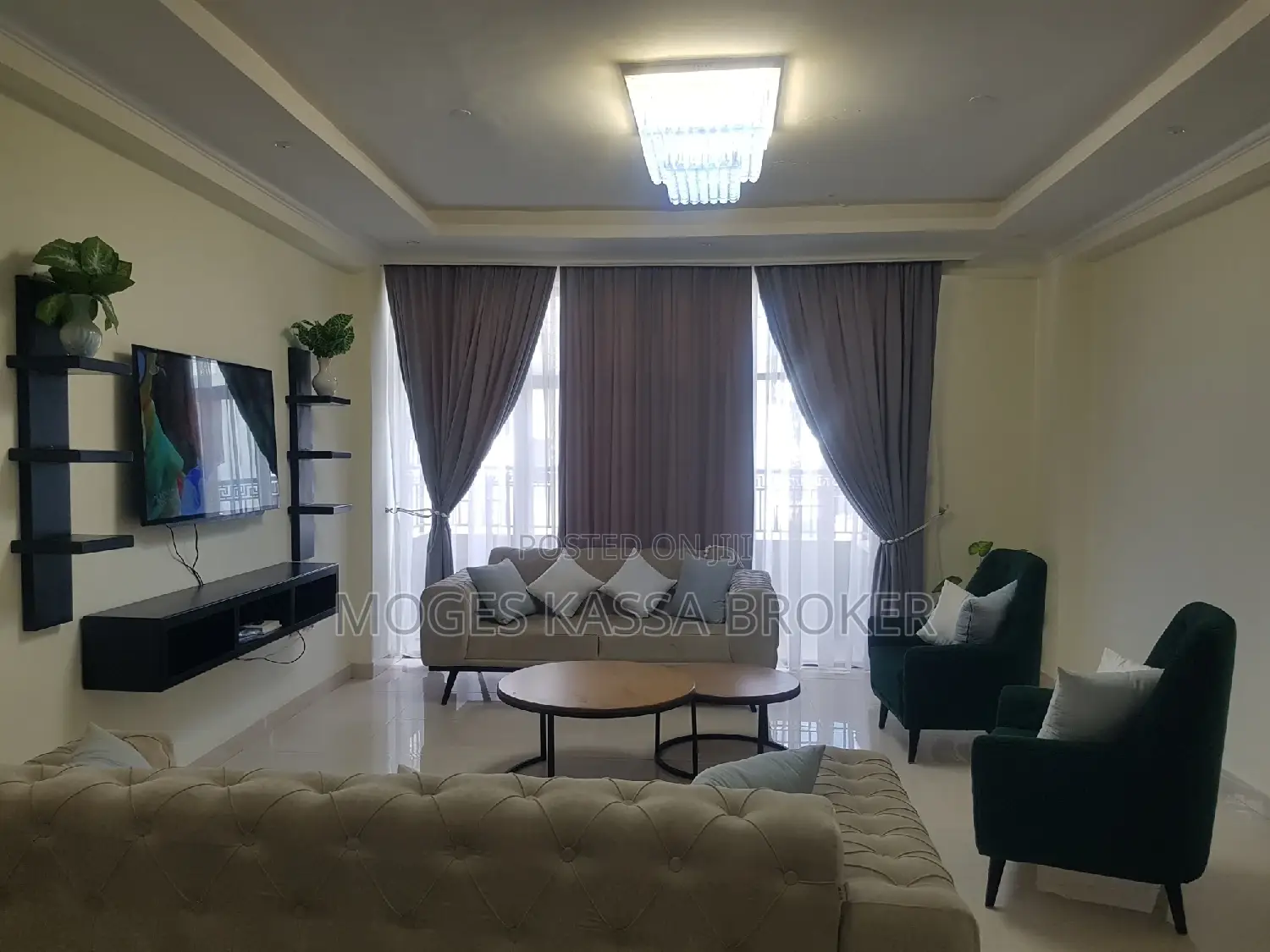 Furnished 3bdrm Apartment in ፊጋ ኖህ ሪል እስቴት የሚከራይ, Yeka for rent