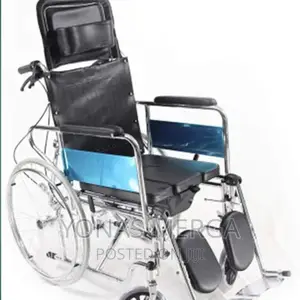 Popo Wheelchair 24"Black Wheelchair +Park Brake Lightweight