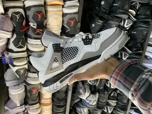 Original Air Jordan 4 Retro 'Military Black' Men's WMNS Shoes