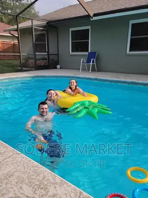 Inflatable Pool Air Mattress, 185 X 85 Cm