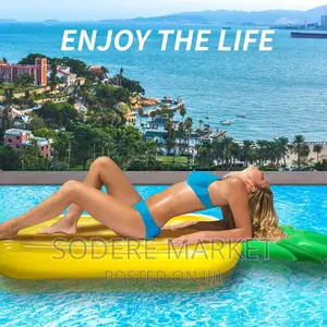 Inflatable Pool Air Mattress, 185 X 85 Cm