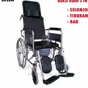 SGSG Folding Wheelchair With Enlarged Potty, Easy to Clean