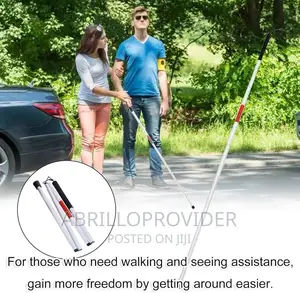 Cane,Adjustable Folding Cane Mobility Cane Blind Cane Walkin