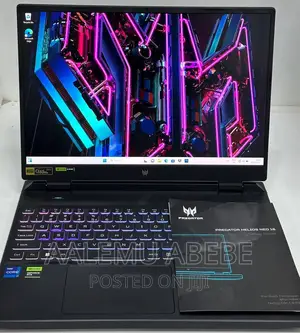 New Laptop Acer Predator Helios 300 16GB Intel Core I7 SSD 1T