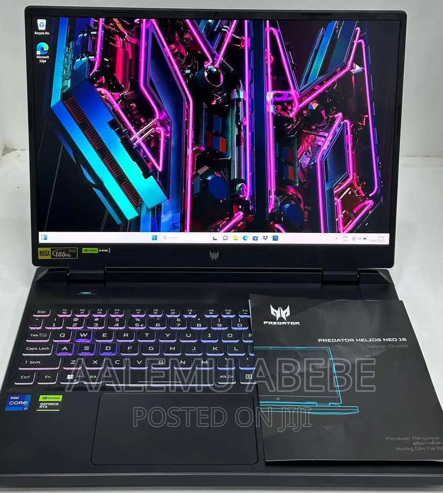 New Laptop Acer Predator Helios 300 16GB Intel Core I7 SSD 1T
