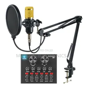 Microphone Condenser | V8 Sound Card