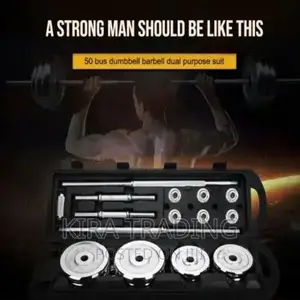 የራሱ መያዣ ያለው 50kg Dumbbell and Barbell