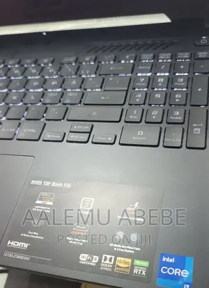 New Laptop Asus TUF Gaming A15 16GB Intel Core I7 SSD 1T
