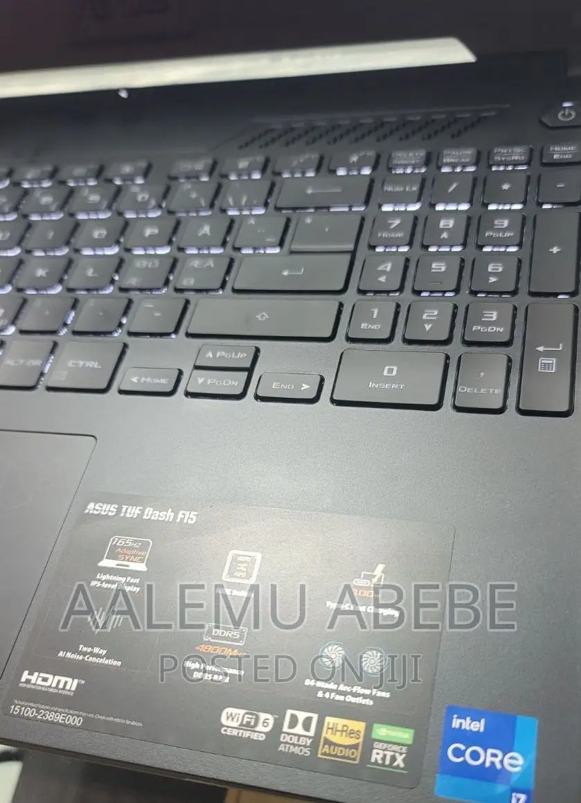 New Laptop Asus TUF Gaming A15 16GB Intel Core I7 SSD 1T