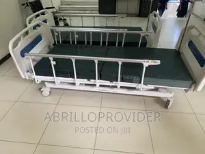 Three Function Manual Hospital Bed With Central Locking