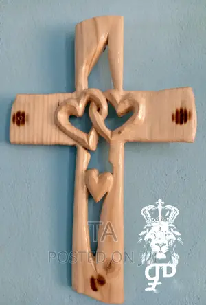 Artistic Decor Wooden Handicraft Cross