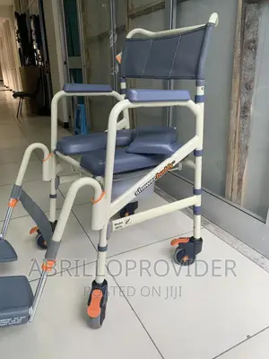 Transport Commode Medical Rolling Bathroom Wheelchair