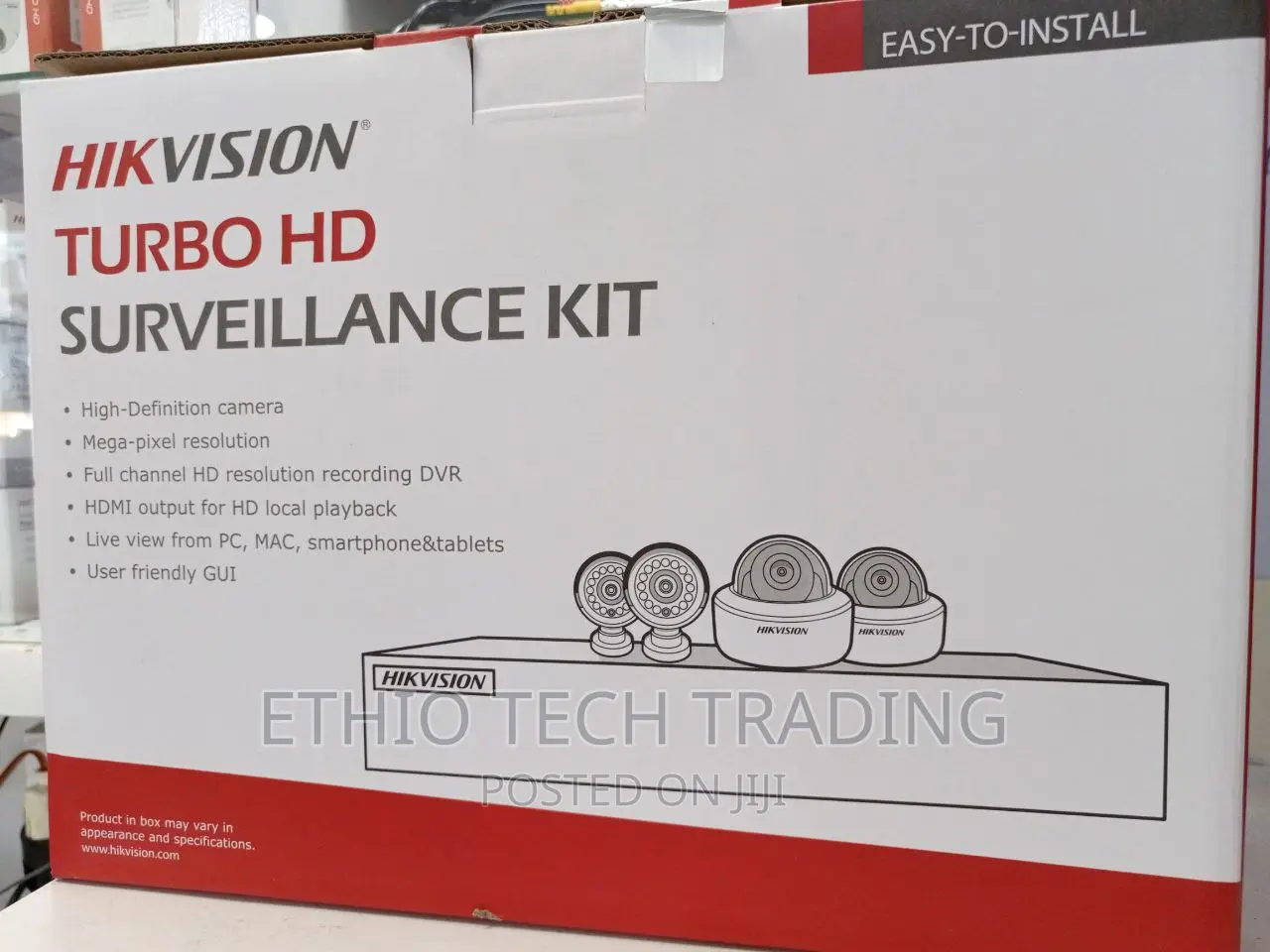 Hikvision 4ch Analogue Kit