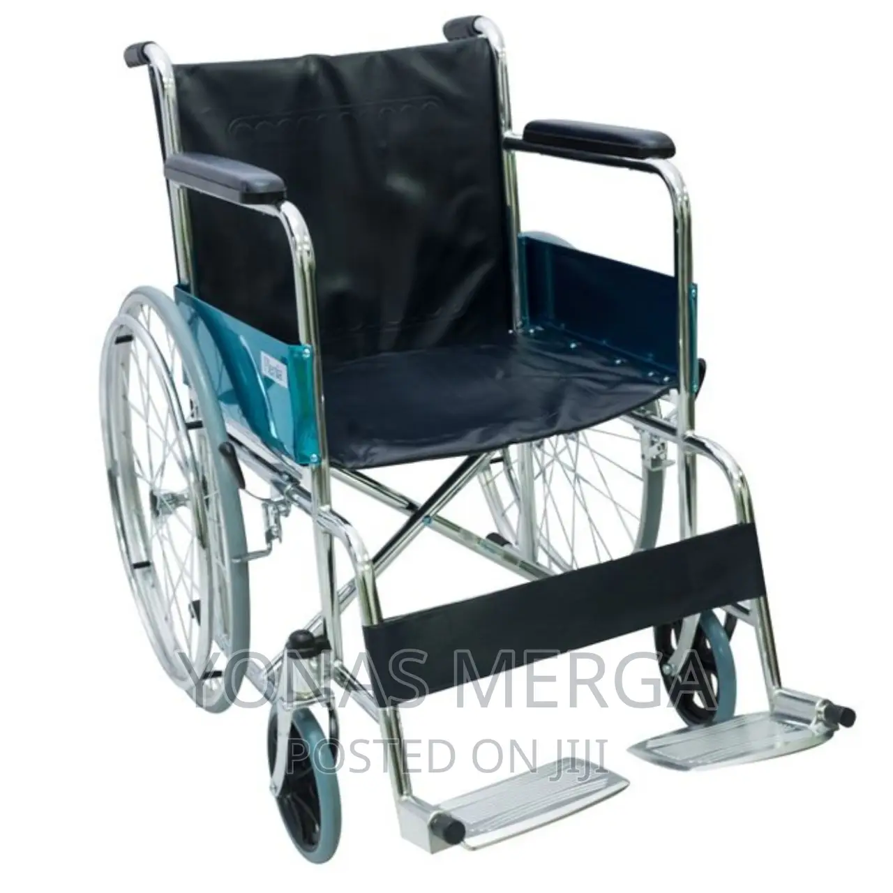 Wheelchair Reinforced Lightweight Manual Folding Wheelchair