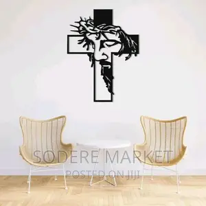Black Cross Wall Art Decoration