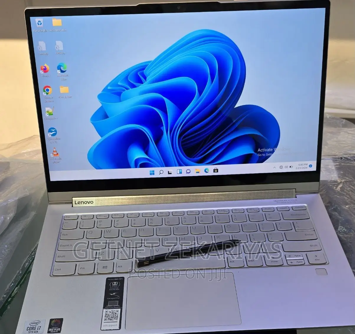New Laptop Lenovo ThinkPad Yoga 16GB Intel Core I7 SSD 512GB