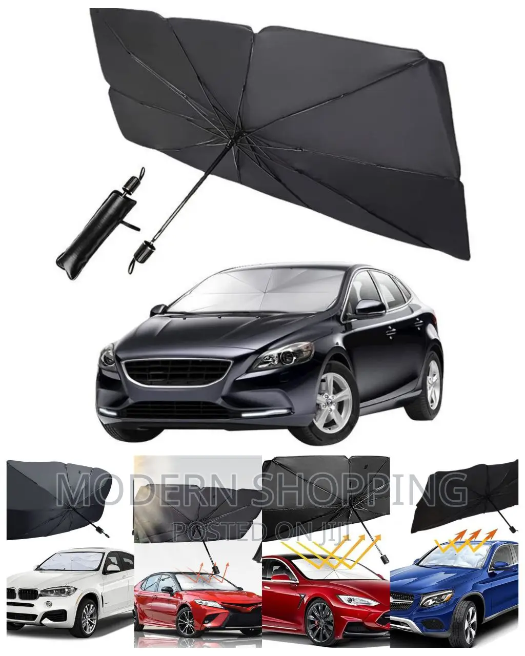 Foldable Car Sunshade Umbrella