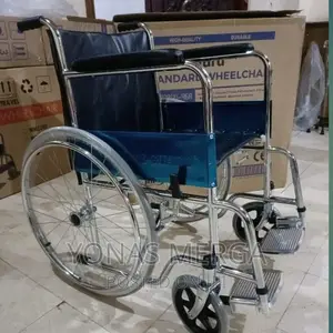 150KG Chrome Manual Wheelchair,Seat Height: 20"