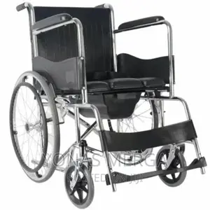 Toilet Wheelchair TERREX 8”Castor With PU Tubeless Tyres24′′