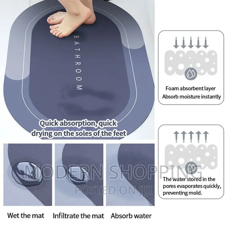Super Absorbant Bathroom Rugs