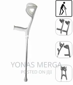 Elbow Crutches Comfortable Arm Cuff Is Height Adjustable