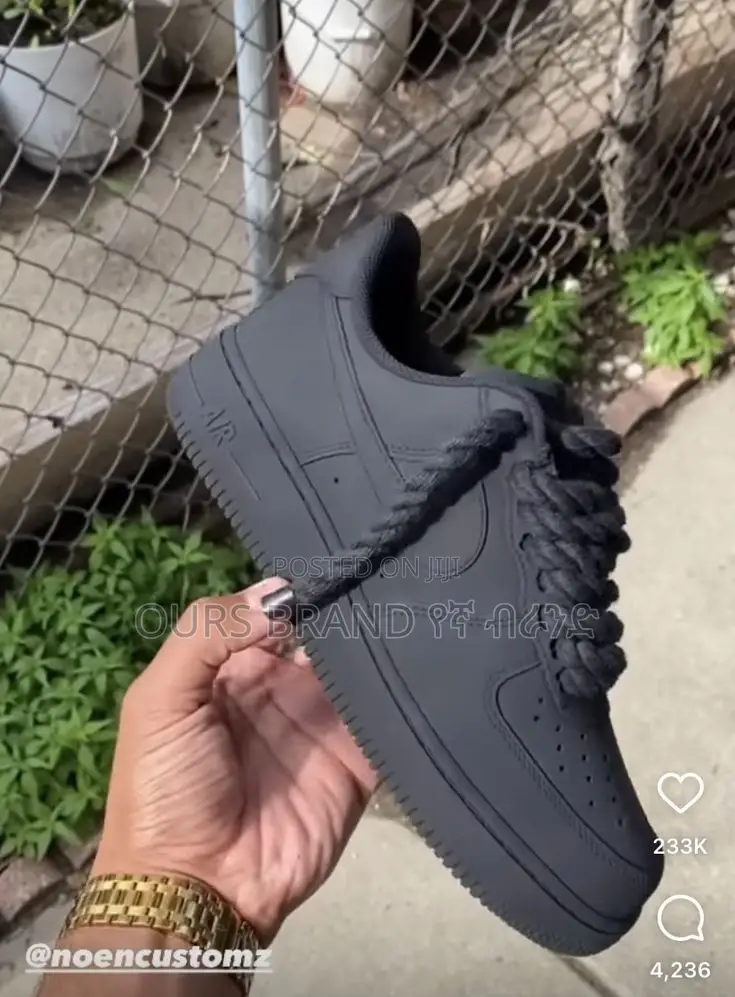 Premium Higher Master Quality Nike Air Force 1 Black