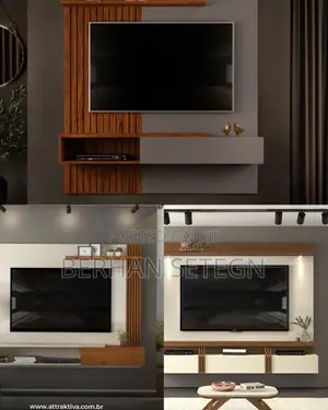 ግድግዳ ላይ የሚለጠፉ ቲቪ ስታንዶች Wall Mounted Tv Stands