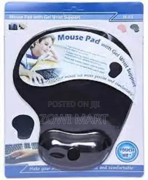 Wrist Rest Comfort Gel Mouse Pad Ergonomically Designed