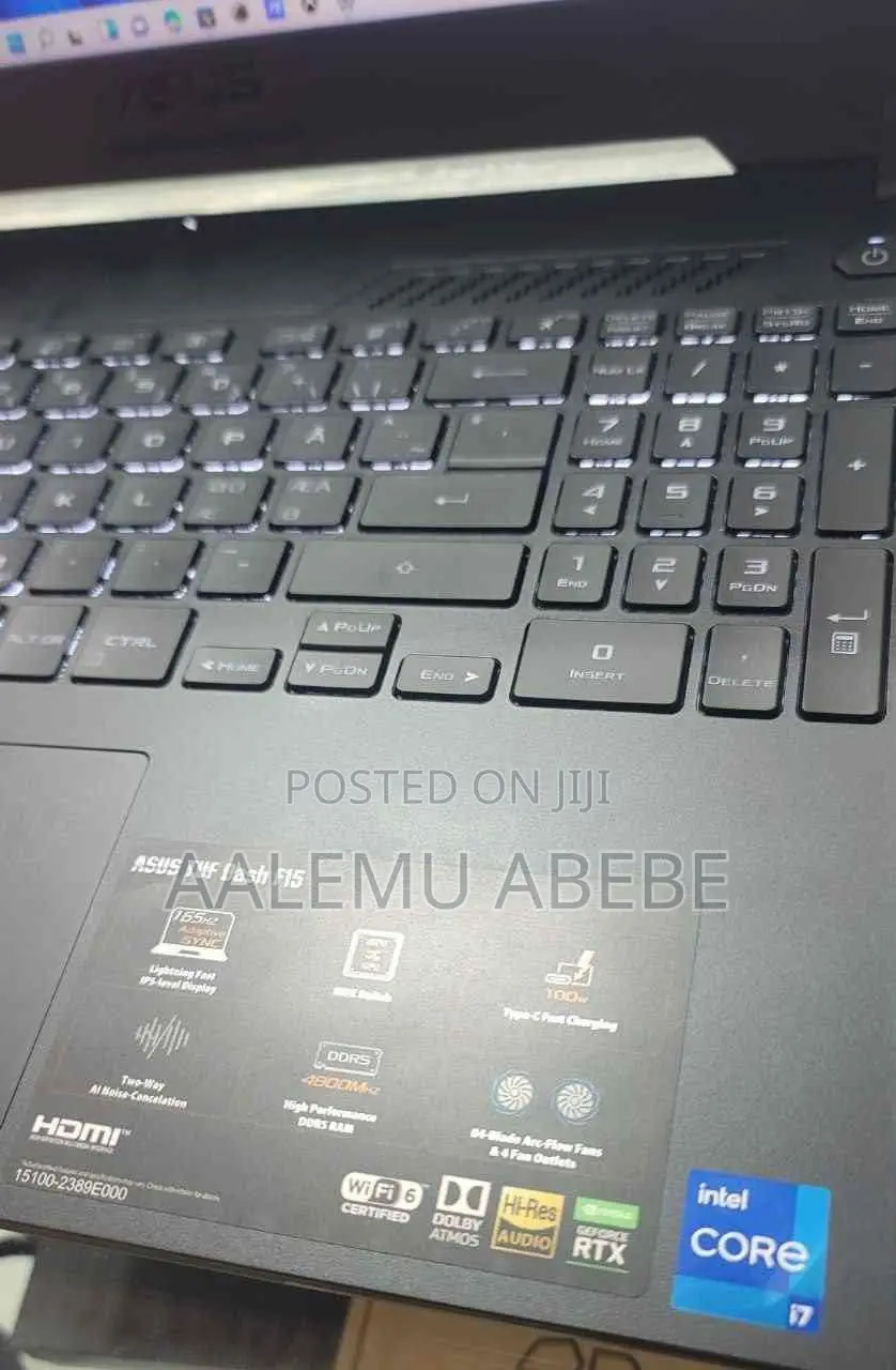New Laptop Asus TUF Gaming A15 16GB Intel Core I7 SSD 1T
