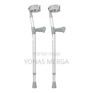 Forearm Crutches-tall, 5’10” To 6’6”, Push-button Adjustment