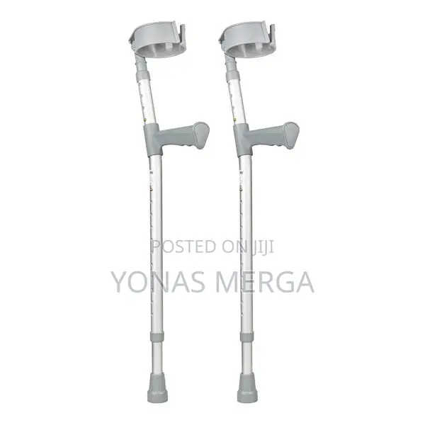 Forearm Crutches-tall, 5’10” To 6’6”, Push-button Adjustment