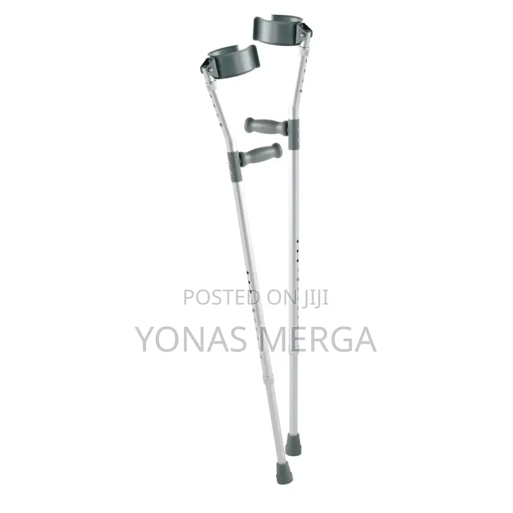 Elbow Crutches Non-slip Rubber Tip For Abrasion Resistance
