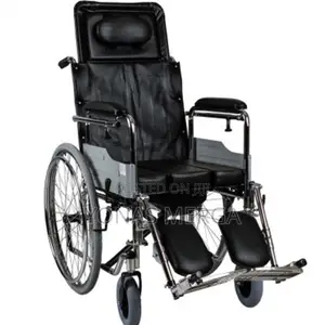 Potty Lightweight Folding Manual Wheelchair W/Flip Up Arms