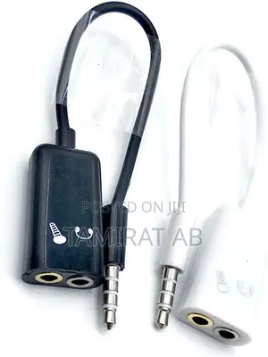 3.5mm Female to Dual 3.5mm TRS Male Audio Headphone Splitter