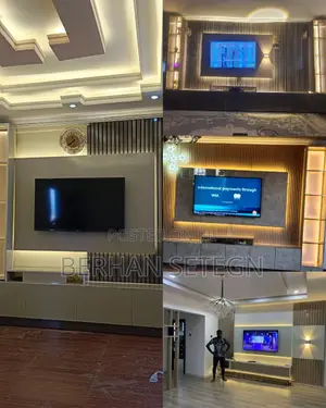 Wall Mounted Tv Stands ቤትን የሚያስውቡ በካሬ የሚሰሩ ቲቪ ስታንዶች