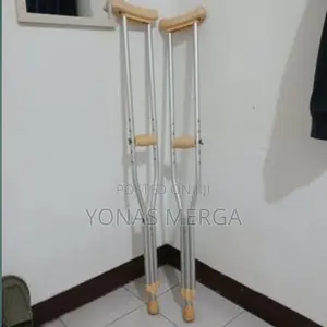 Chaithanya Orthopaedics Axillary Crutches Yellow Color