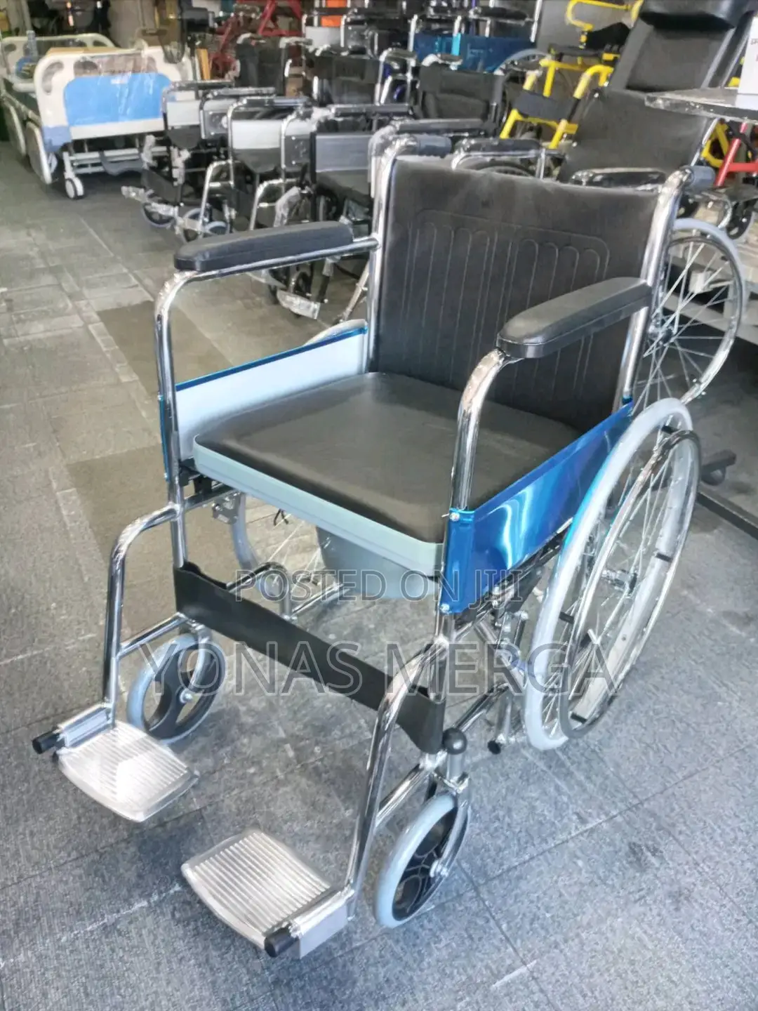 Toilet Wheelchair Steel Labcare Wheel Chair