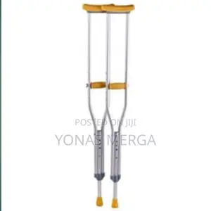 CRUTCHES MEDIUM Axillary Lightweight Alloy 260lbs to Dirham