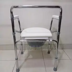 Commode Chair Adjustable Height Support Tool-Free Assembly